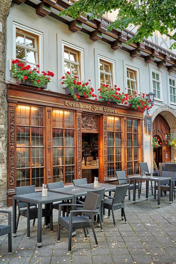 Brauhaus Zum Loewen Hotel Muhlhausen Bagian luar foto