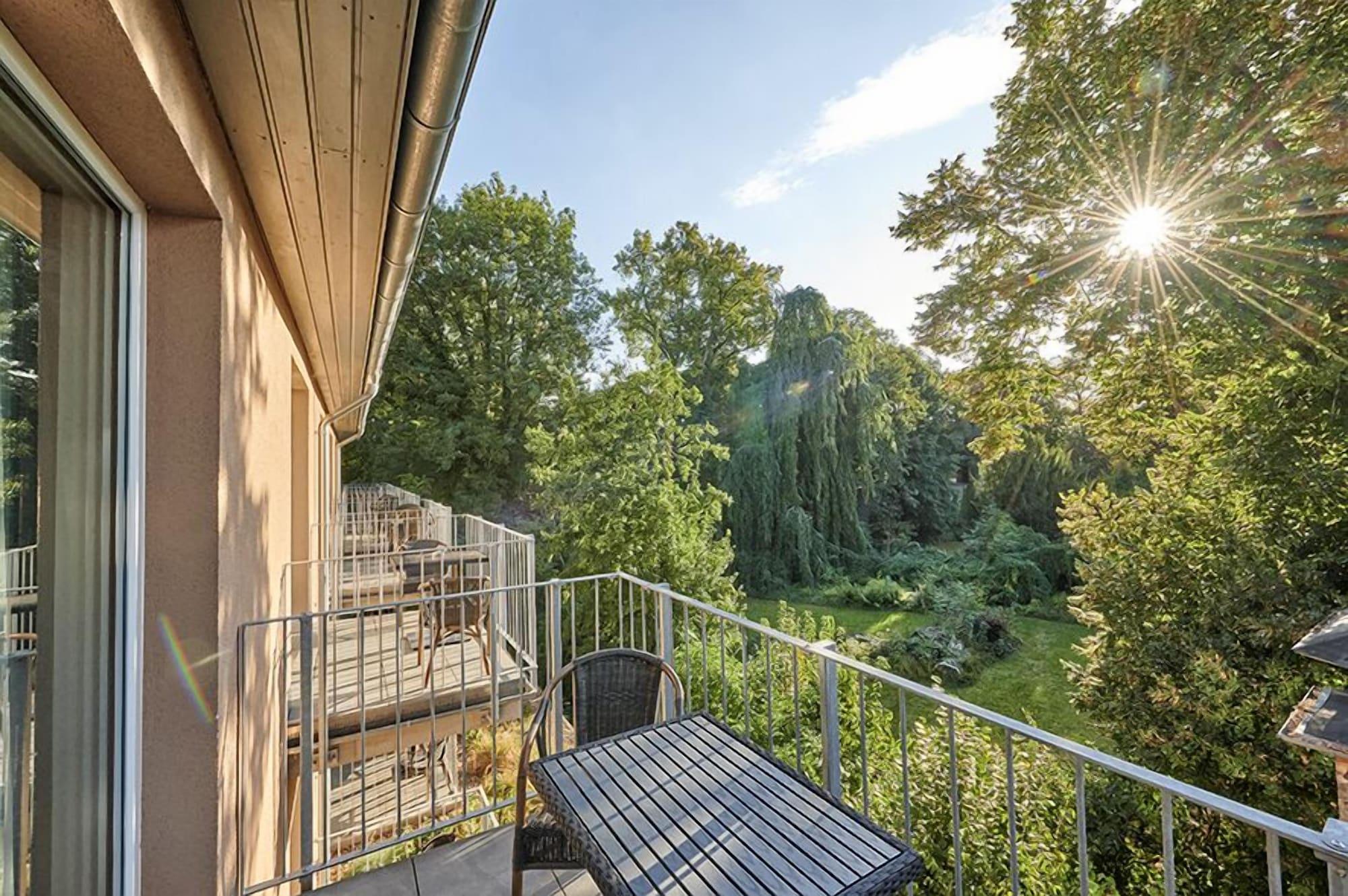 Brauhaus Zum Loewen Hotel Muhlhausen Bagian luar foto