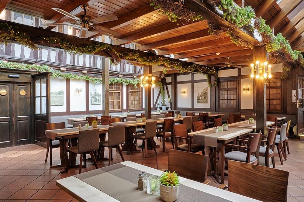 Brauhaus Zum Loewen Hotel Muhlhausen Bagian luar foto